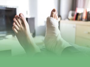 مراقبت‌های بعد از شکستگی پا